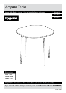 Посібник Hygena Amparo Обідній стіл