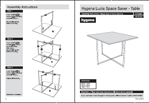Посібник Hygena Lucia Обідній стіл