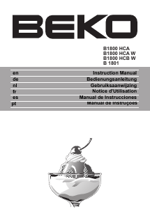 Manual BEKO B 1801 Frigorífico