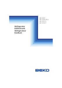 Bedienungsanleitung BEKO LBI 2202 F Kühlschrank