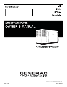 Handleiding Generac QT03524GVSN Generator