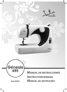 Manual Jata MC695 Genesis Sewing Machine