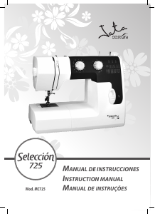 Manual Jata MC725 Seleccion Sewing Machine