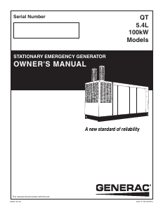 Handleiding Generac QT10054AVSNR Generator