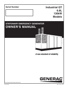 Manual Generac QT13068GVSNA Generator