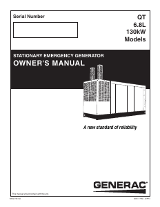 Manual Generac QT13068JVSN Generator