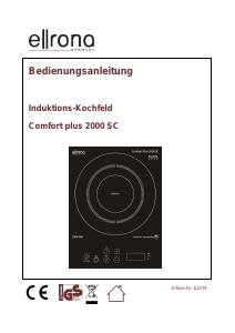 Bedienungsanleitung Ellrona Comfort Plus 2000 SC Kochfeld
