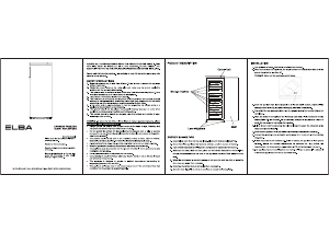 Handleiding Elba EUF-J2217(SV) Vriezer