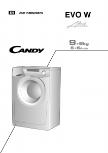 Bruksanvisning Candy EVOW 4963D-OS Kombinerad tvätt-tork