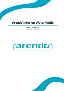 Handleiding Arendo 303242 Waterkoker