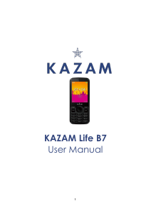 Handleiding Kazam LIFE B7 Mobiele telefoon