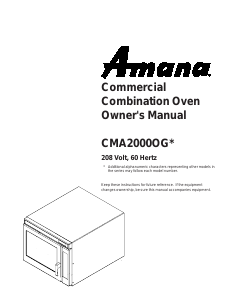 Handleiding Amana CMA2000OG Magnetron