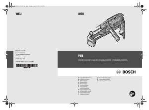 Bruksanvisning Bosch PSB 750 RCA Slagdrill