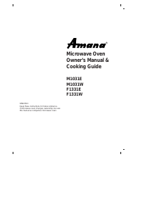 Handleiding Amana M1031E Magnetron