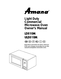 Handleiding Amana ULD510M Magnetron