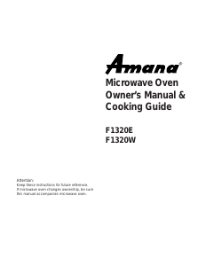 Handleiding Amana F1320W Magnetron