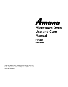 Handleiding Amana FW623T Magnetron