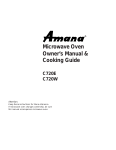 Handleiding Amana C720E Magnetron