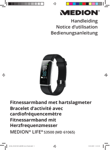 Handleiding Medion LIFE S3500 (MD 61065) Activity tracker