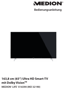 Bedienungsanleitung Medion LIFE X16590 (MD 32190) LED fernseher