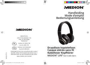 Handleiding Medion LIFE E62113 (MD 43621) Koptelefoon