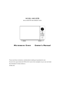 Manual Hoover HMGI25TB Micro-onda