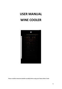 Bedienungsanleitung Hoover HWC 150 UKW Weinklimaschrank
