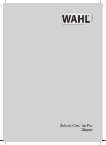 Manual Wahl 79524-810 Deluxe Chrome Pro Hair Clipper
