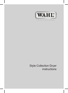 Bruksanvisning Wahl ZX973 Style Collection Hårtork