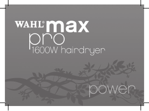 Manual Wahl ZX508 Max Pro Hair Dryer