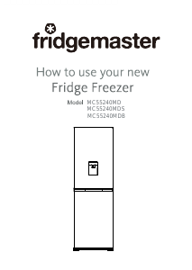 Bruksanvisning Fridgemaster MC55240MD Kyl-frys