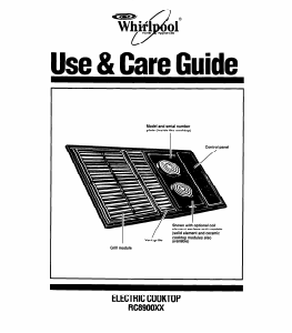 Manual Whirlpool RC8900XXW0 Hob