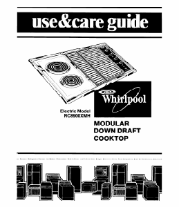 Manual Whirlpool RC8950XRH7 Hob