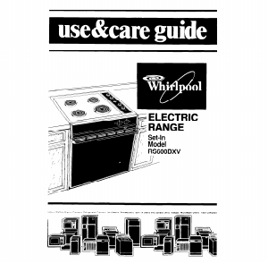 Bruksanvisning Whirlpool RS600BXV0 Spis