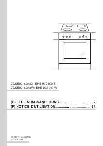Mode d’emploi Amica EHE 932 000 E Four