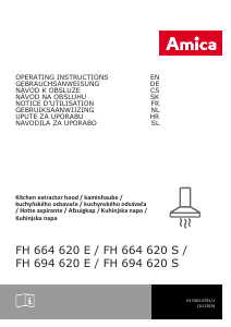 Mode d’emploi Amica FH 664 620 E Hotte aspirante