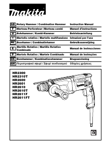 Bruksanvisning Makita HR2601 Borrhammare