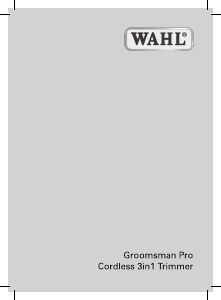 Bruksanvisning Wahl 9855-1617 Skäggtrimmer