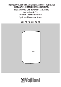 Handleiding Vaillant VIH CB 70 Boiler