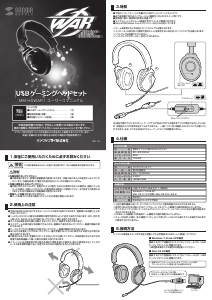 説明書 サンワ MM-HSWAR1 ヘッドセット