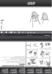 Manual Mamas & Papas Bop Baby High Chair