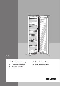 Bedienungsanleitung Siemens GI25NP60 Gefrierschrank