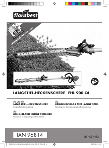 Bedienungsanleitung Florabest FHL 900 C4 Heckenschere
