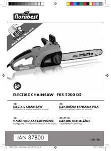 Manual Florabest IAN 87800 Chainsaw