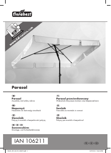 Használati útmutató Florabest IAN 106211 Kerti napernyő