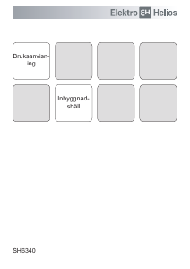 Bruksanvisning ElektroHelios SH6340 Häll