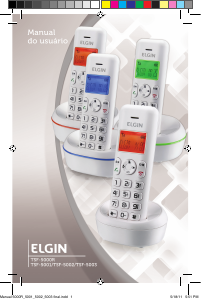 Manual Elgin TSF 5000R Telefone sem fio