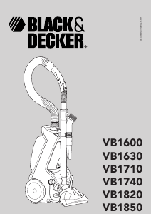 Mode d’emploi Black and Decker VB1850 Aspirateur