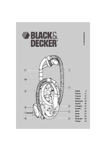 Kullanım kılavuzu Black and Decker VN1800 Elektrikli süpürge