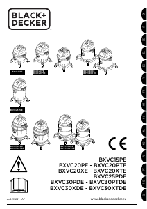 Instrukcja Black and Decker BXVC20XE Odkurzacz